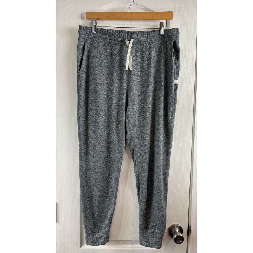 Vuori Women's Performance Jogger Pants Gray Heather Size Large L Drawstring